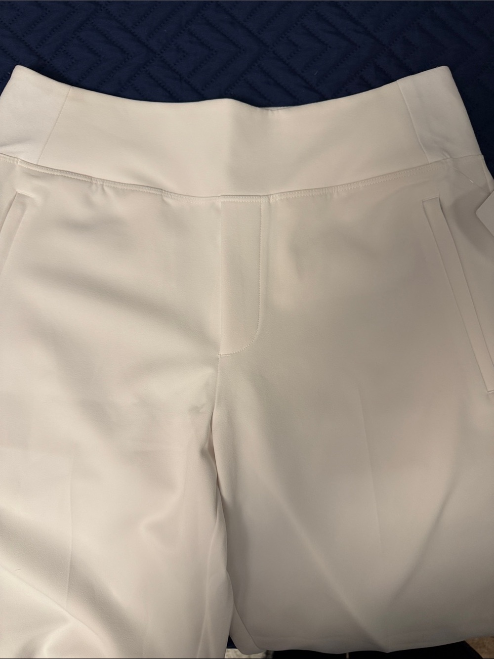 Athleta White Cropped Straight-Leg Ankle Pants - Picture 12 of 13
